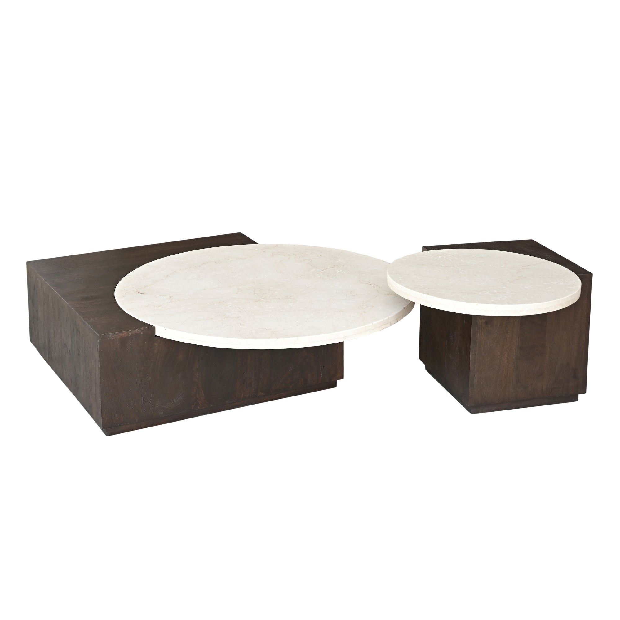 Salontafel Numa Bruin Marmer 103 cm
