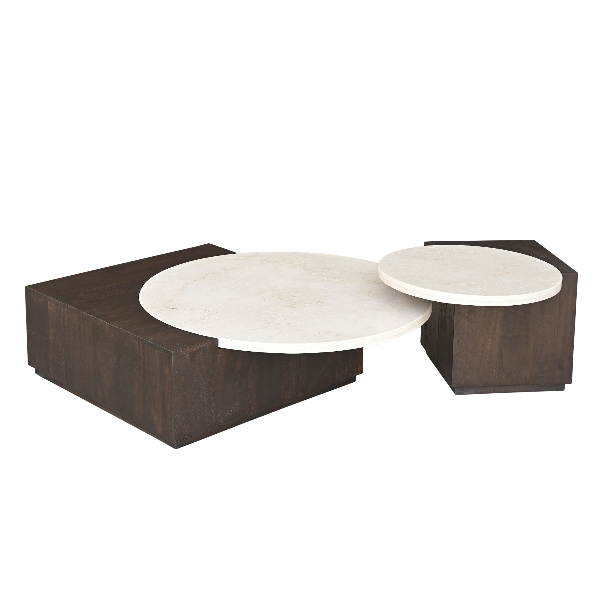 Salontafel Numa Bruin Marmer 103 cm
