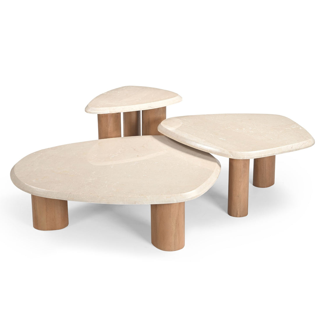 Salontafel Nuvé Naturel Botticino marmer 100 cm
