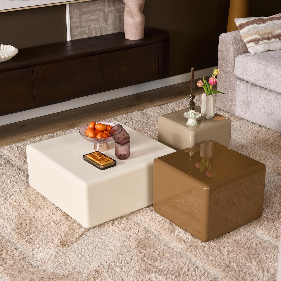 Salontafel Elias Wit MDF 60 cm
