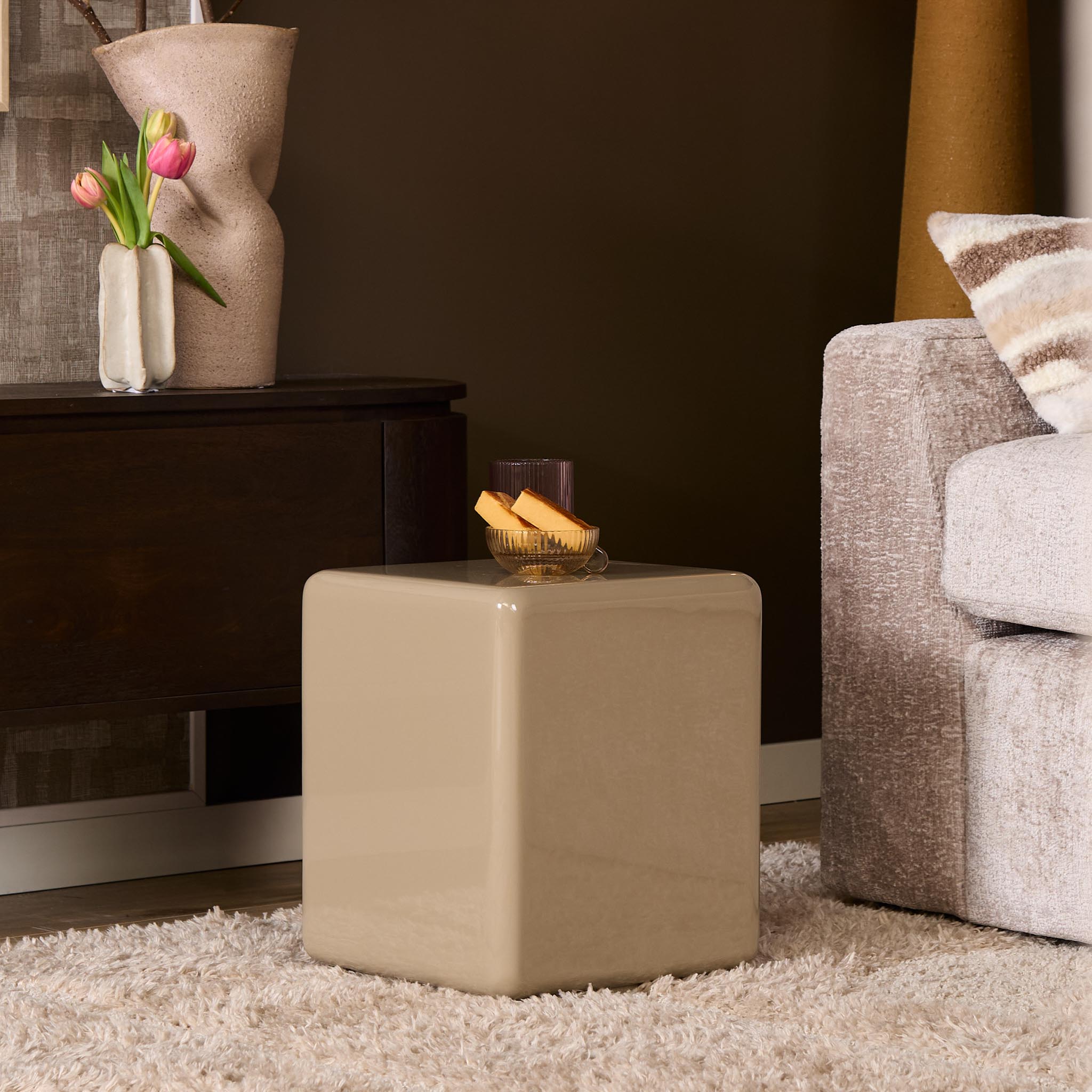 Salontafel Elias Beige MDF 30 cm