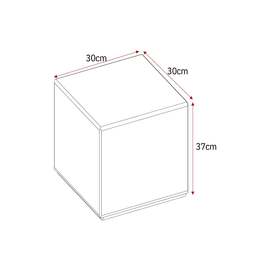 Salontafel Elias Beige MDF 30 cm
