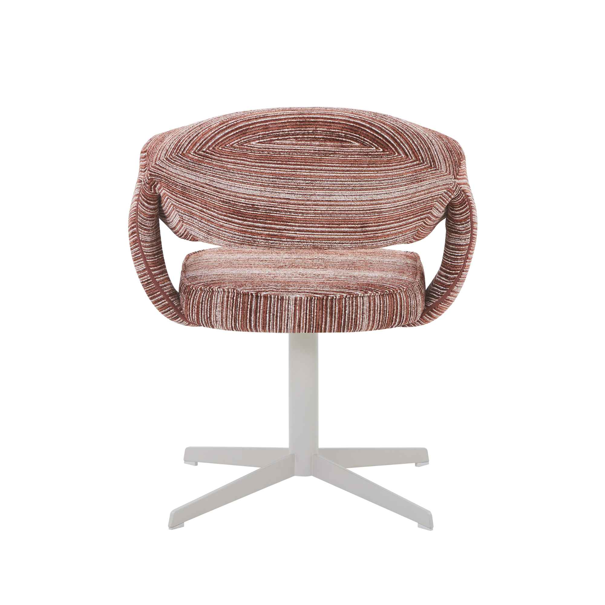 Draaibare eetkamerstoel Jade Burgundy