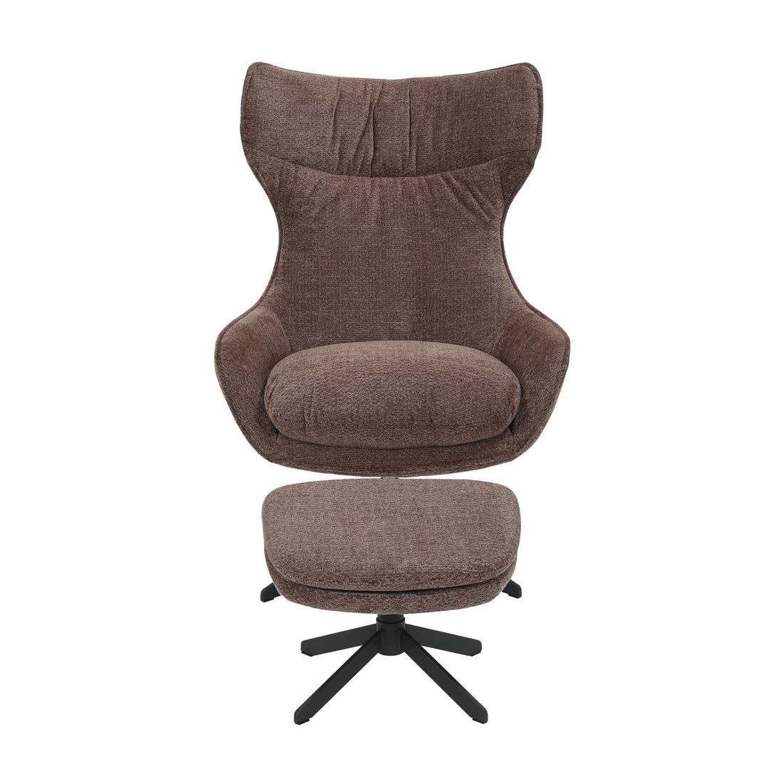 Draaibare fauteuil Olivia Paars