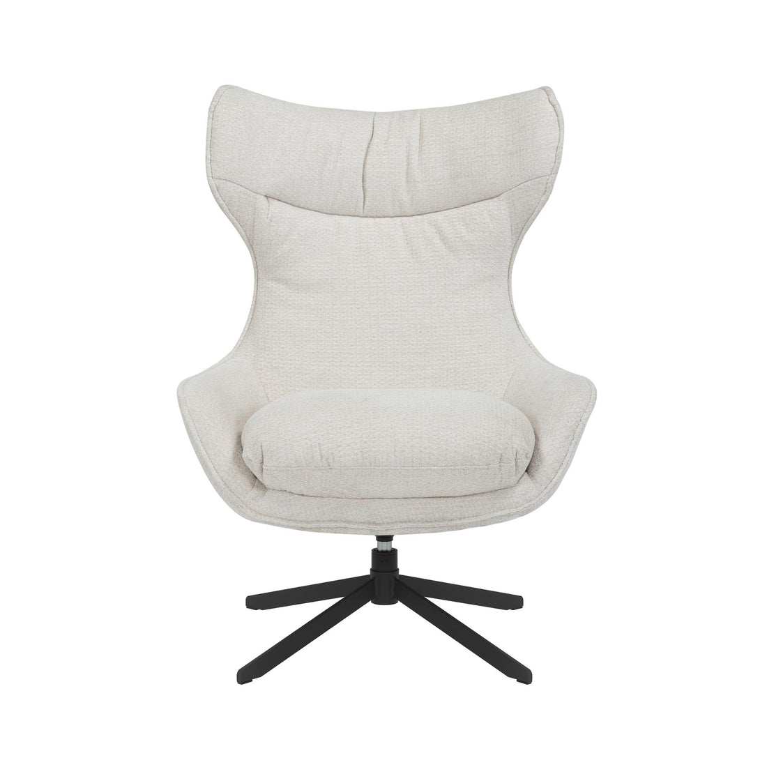 Draaibare fauteuil Olivia Gebroken wit