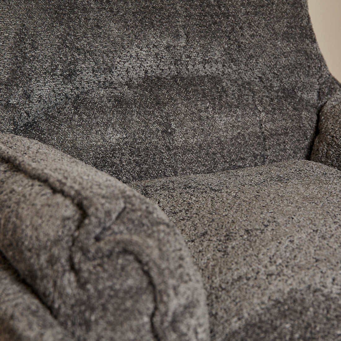Draaibare fauteuil Vera Donkergrijs
