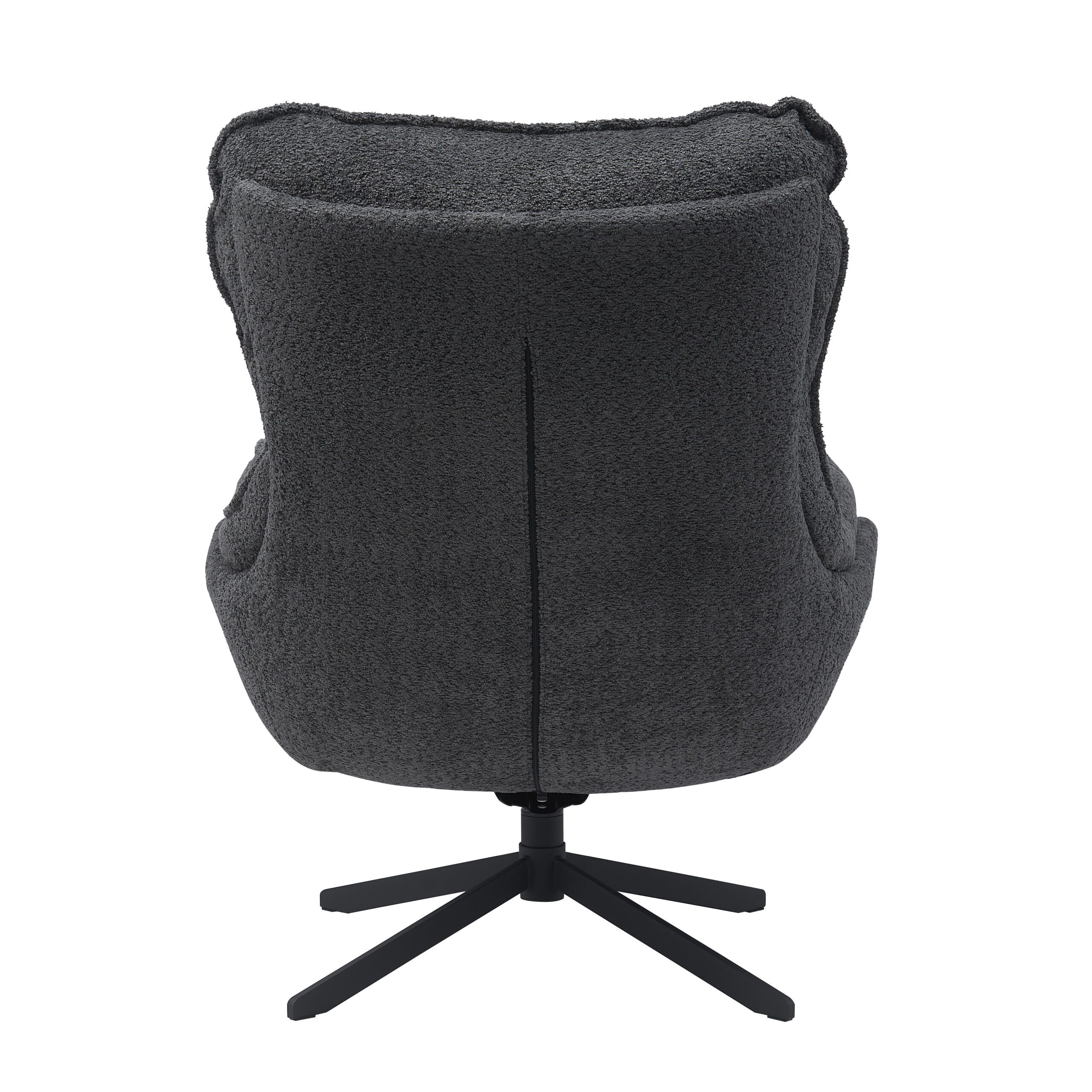Draaibare fauteuil Vera Donkergrijs