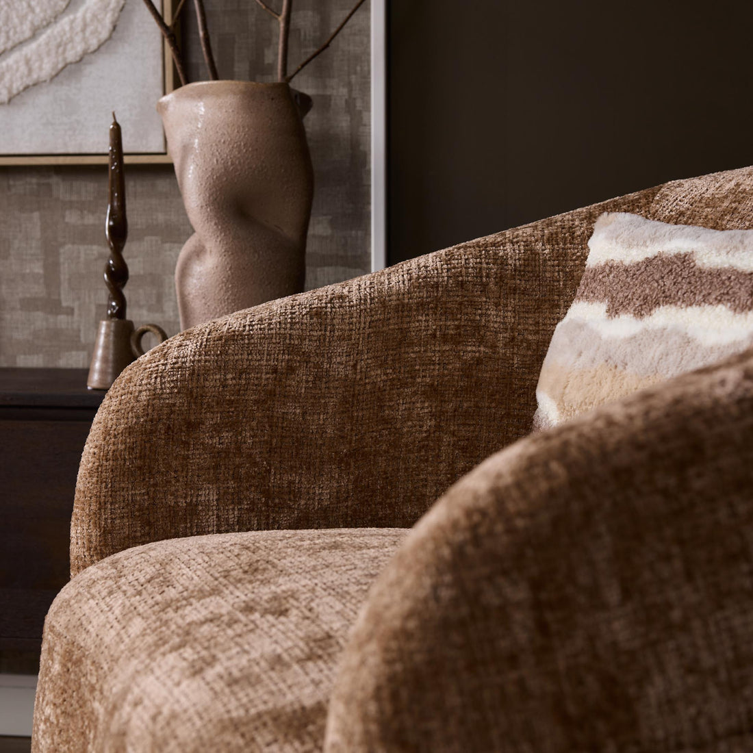 Draaibare Fauteuil Yara Cinnamon