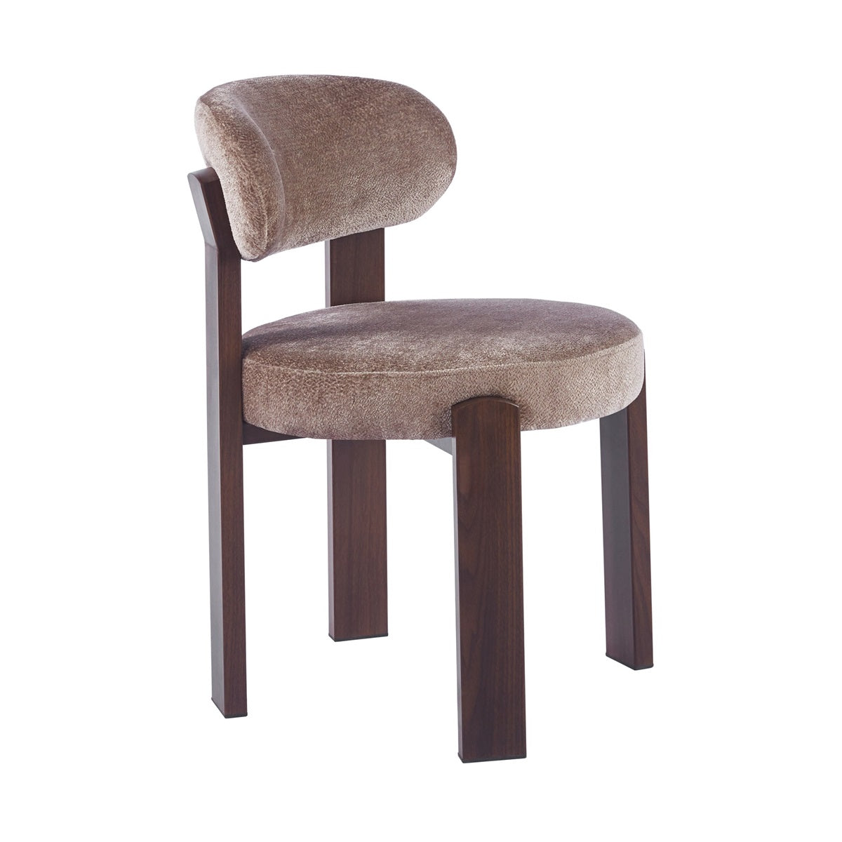 Eetkamerstoel Moly – Bruin / walnootkleur