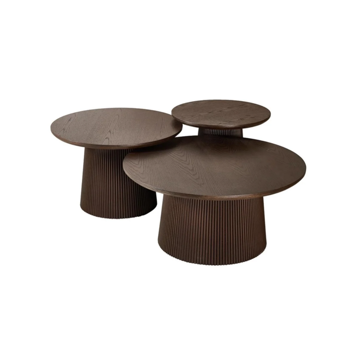 TAURUS 3/TEILIG CT BRAUN FURNIER GLATT 80/38|65/42|50/46