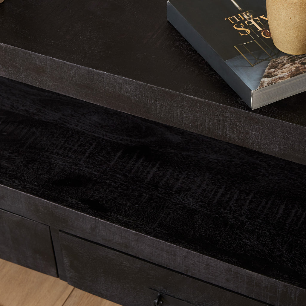 TV-Schrank Boaz Schwarz | 100 cm