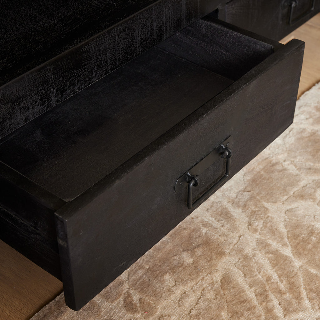 TV-Schrank Boaz Schwarz | 150 cm