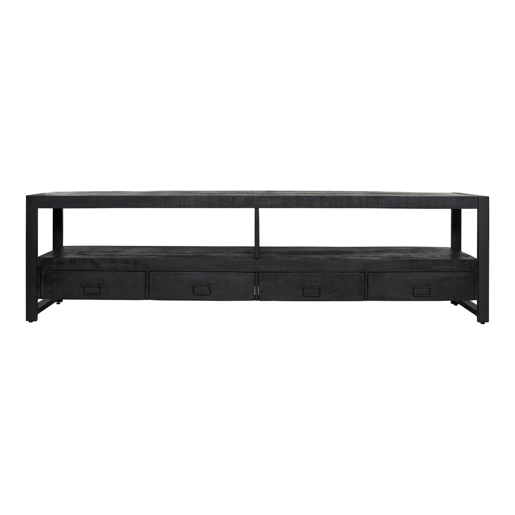 TV-Schrank Boaz Schwarz | 220 cm