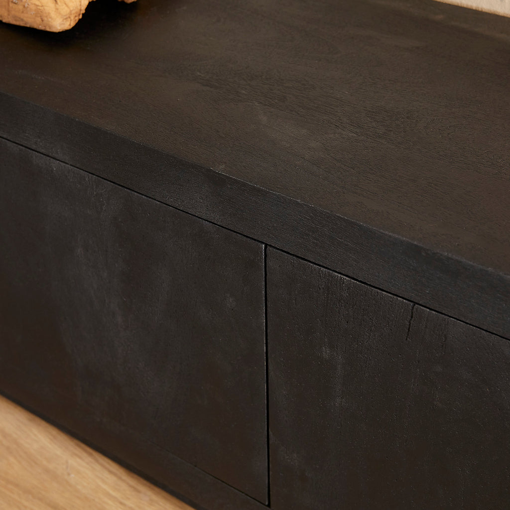 TV-Schrank Brüssel Schwarz | 150 cm