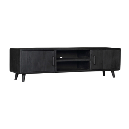Fernsehschrank Omaha Schwarz | 180 cm