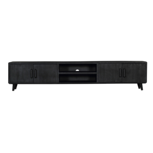 TV-Schrank Omaha Schwarz | 240 cm