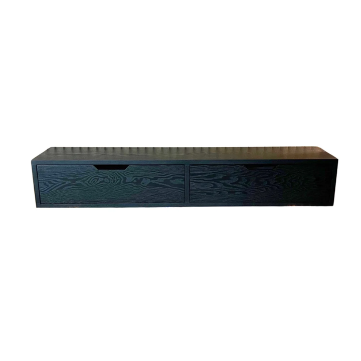 ZWEVENDE KAST ZWART FINEER 120X24X20