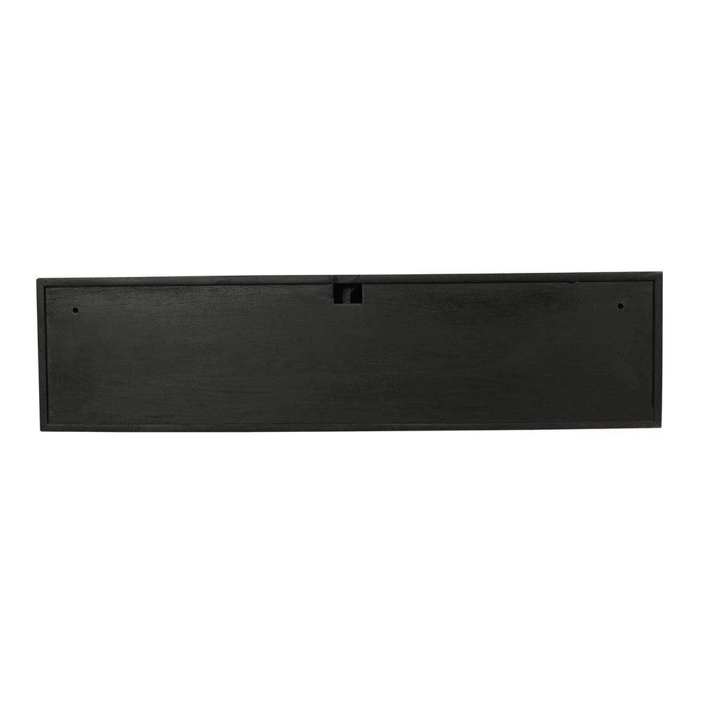 Schwebender TV-Schrank Madison Black | 120 cm