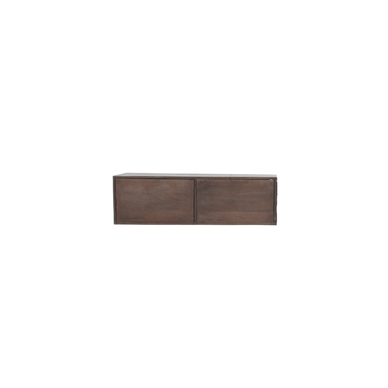 Schwebender TV-Schrank Vision Walnut | 120 cm